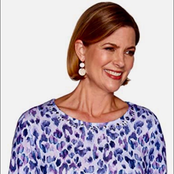 Women's Alfred Dunner Multi Color Pullover Top - Size 1x - Picture 4 of 6